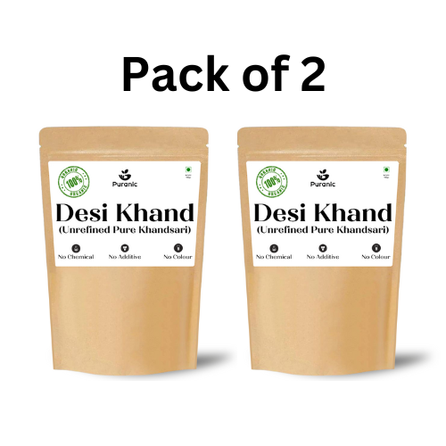 Puranic Desi Khand | Unrefined Khandsari