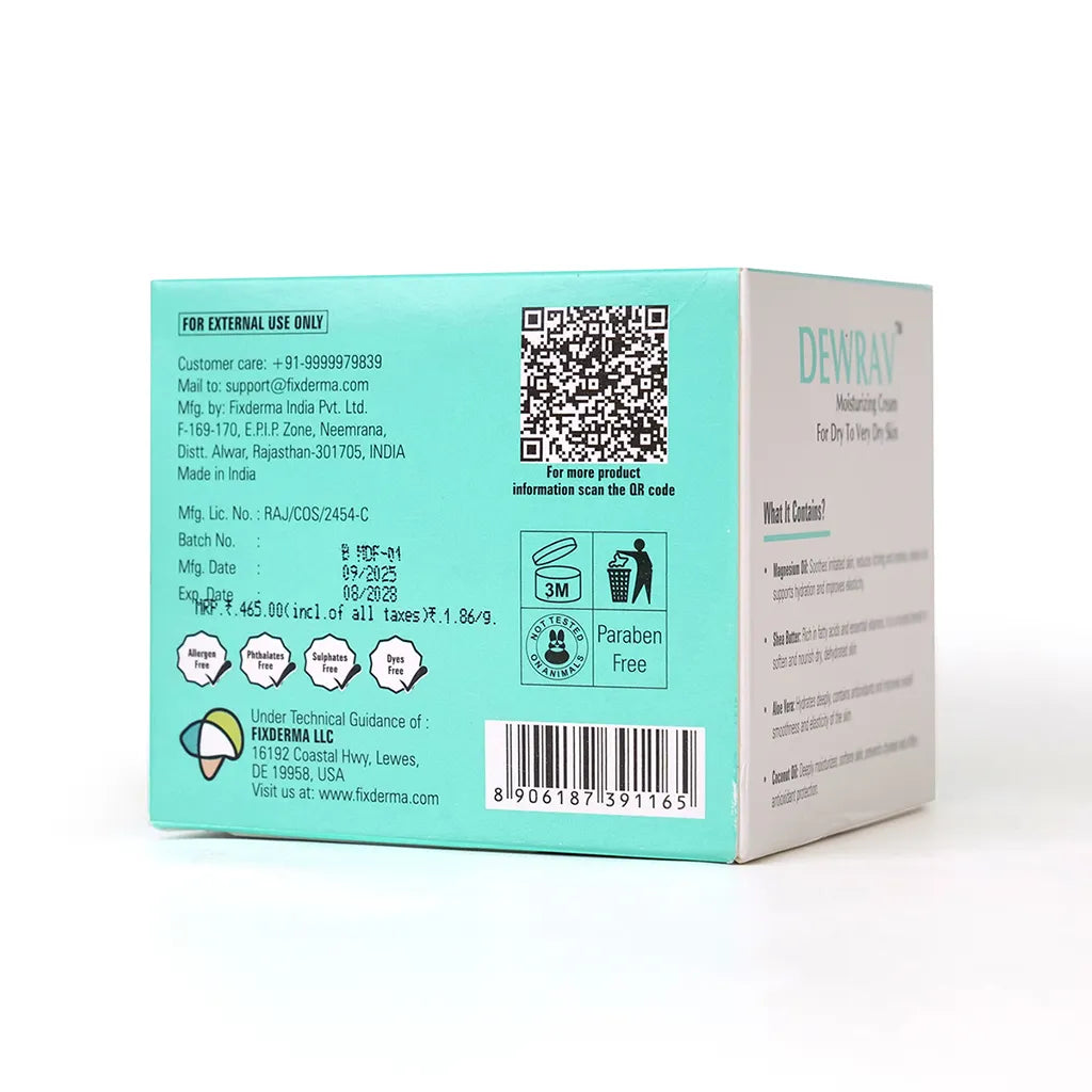 Fixderma Dewrav Moisturizing Cream