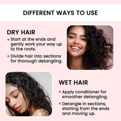 Alps Goodness Wheatstraw Detangler Brush