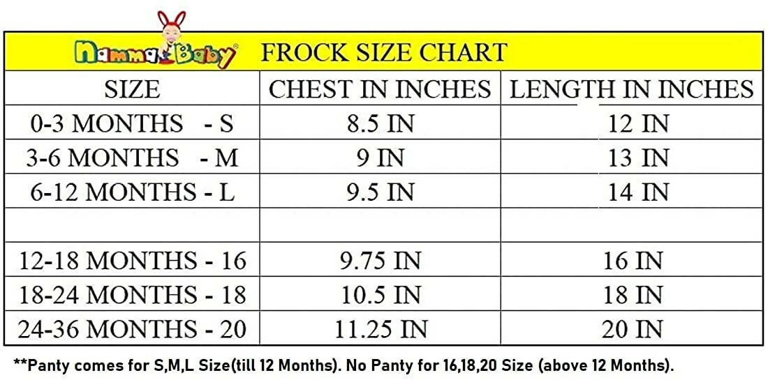 NammaBaby Baby Girl''s A-Line Mini Frock Dress - Yellow