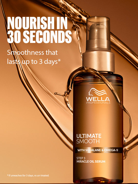 Wella Professionals Ultimate Smooth Miracle Oil Hair Serum With Squalane & Omega 9 - 100ml