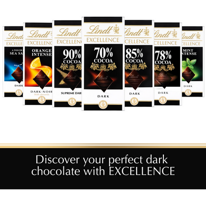Lindt Excellence 90% Cocoa Dark Supreme Chocolate
