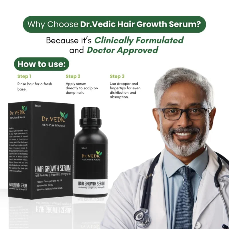 Dr. Vedic Hair Growth Serum - 50 Ml