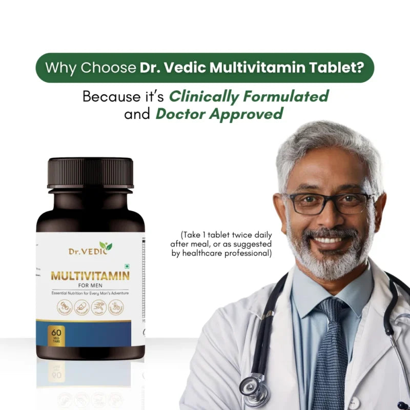Dr. Vedic Multivitamin Men Tablets - 60 Tabs