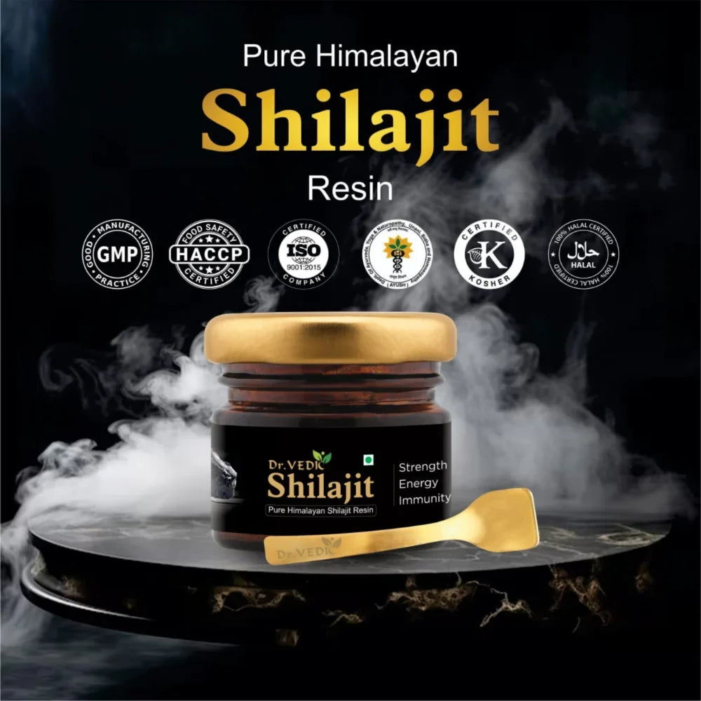 Dr. Vedic Pure Himalayan Shilajit Resin - 20 Gms