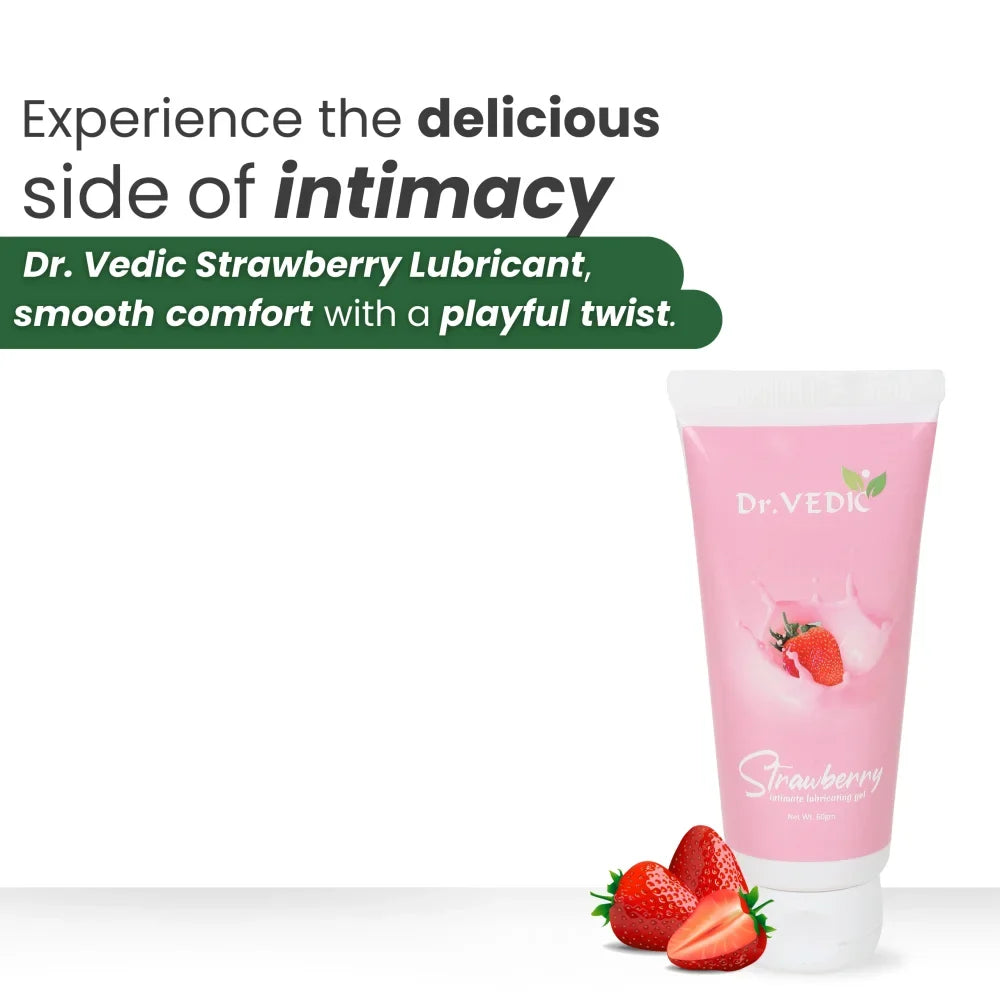 Dr. Vedic Strawberry Lubricant - 60 Gms
