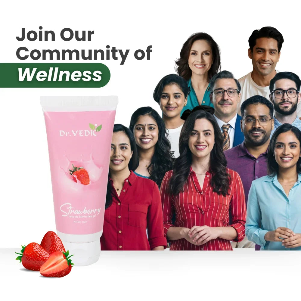 Dr. Vedic Strawberry Lubricant - 60 Gms