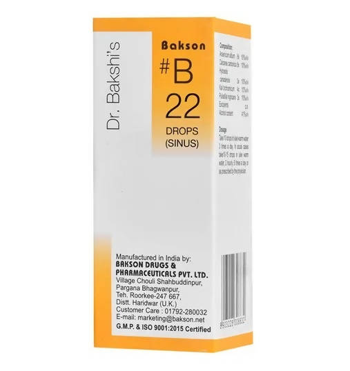 Bakson's Homeopathy B22 Drops