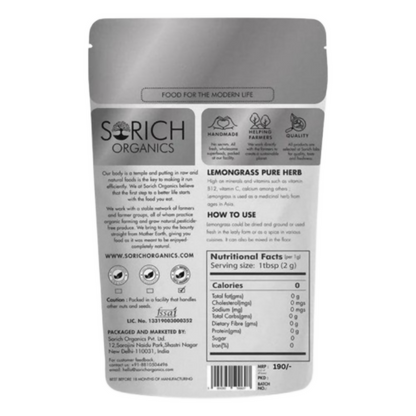 Sorich Organics Lemongrass Green Tea