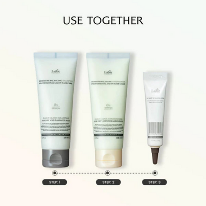 La'dor Moisture Lock Haircare Combo Set - Moisture Repair Shampoo & Conditioner For Dry Hair