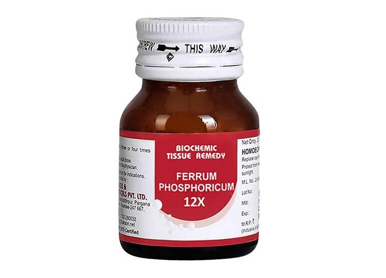 Bak-son’s Ferrum Phos-phoricum Biochemic Tablets – Homeopathic Supplement