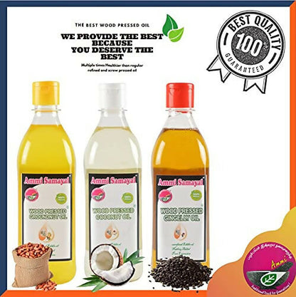 Ammi Samayal Wood Pressed Groundnut Oil