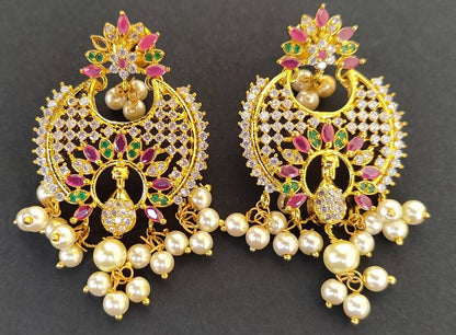 Multicolor AD Designer Earrings