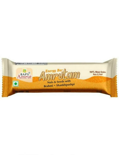 Baps Amrut Energy Bar Amrutam (Nuts & Seeds With Brahmi ?Shankhpushpi)