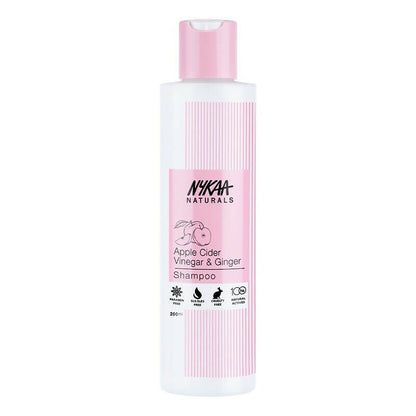 Nykaa Naturals Anti-Dandruff - Free Shampoo with Apple Cider Vinegar, Ginger & Tea Tree Oil