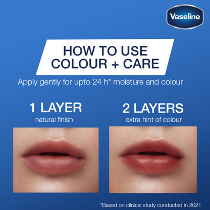 Vaseline Lip Care Colour + Care Tinted Lip Balm Stick - Kissing Red