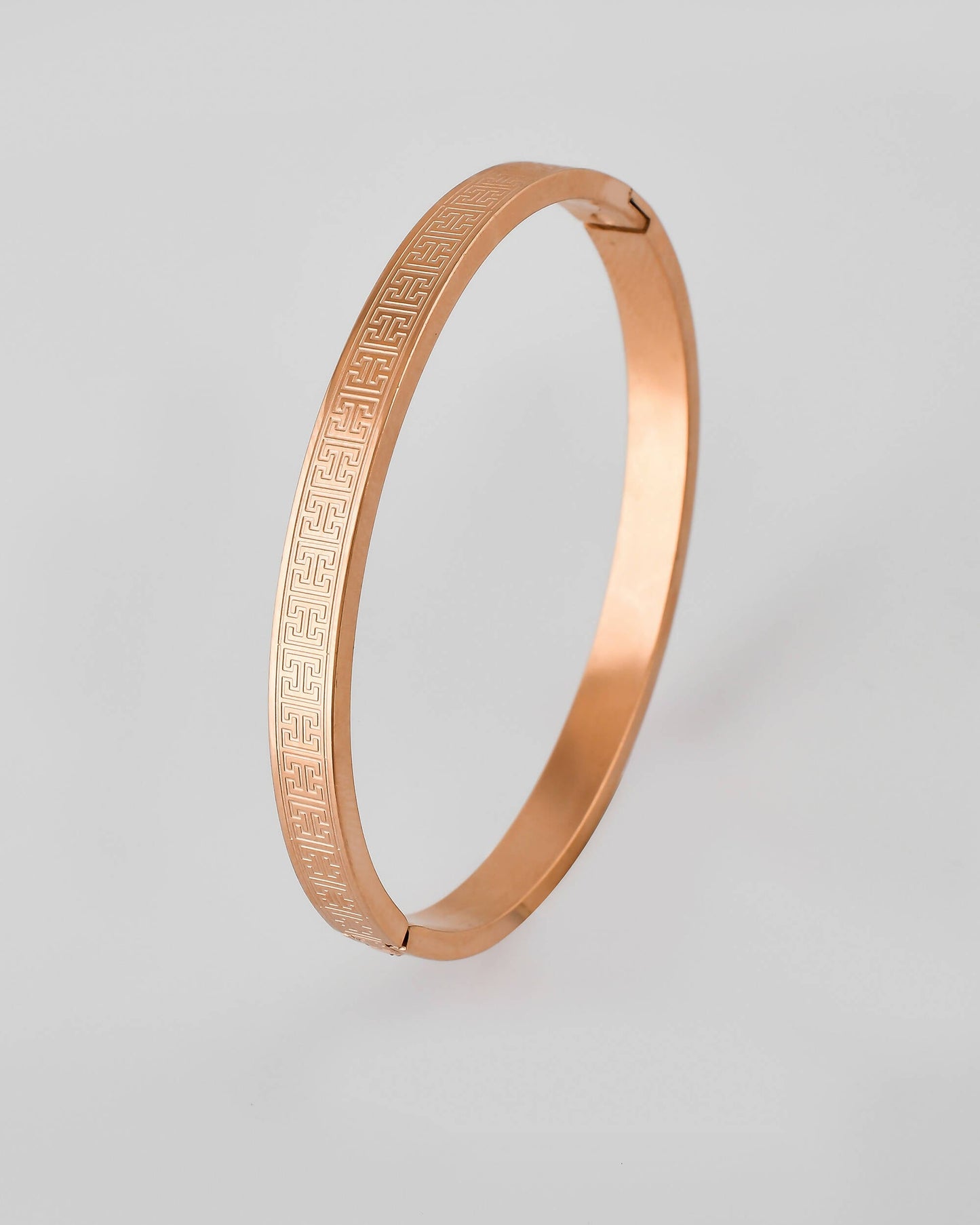 VOJ Stainless Steel Gold-Polished Bracelet