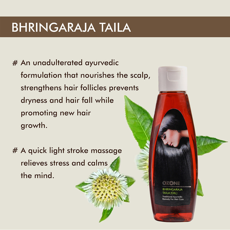 Ozone Bhringaraja Hair Oil & Semop Shampoo Combo