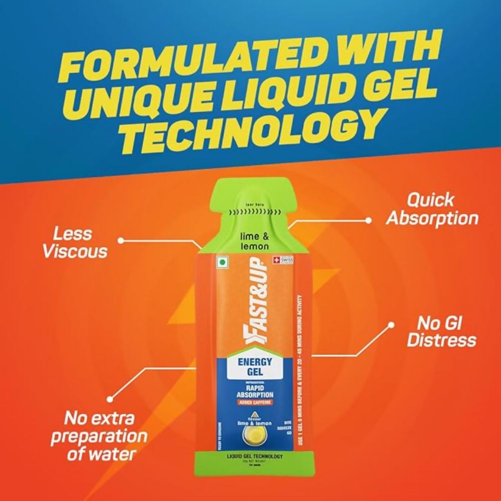 Fast&Up Energy Gel-Lime & Lemon flavour