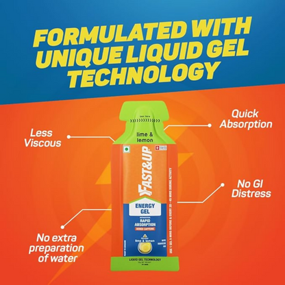 Fast&Up Energy Gel-Lime & Lemon flavour