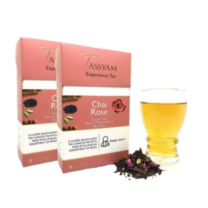 Tassyam Organics Chai Rose Black Tea