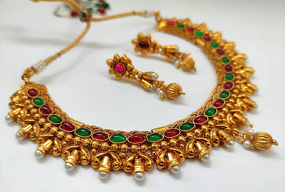 Multicolor Kemp Designer Necklace Set