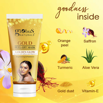 Globus Naturals Gold Peel Off Mask