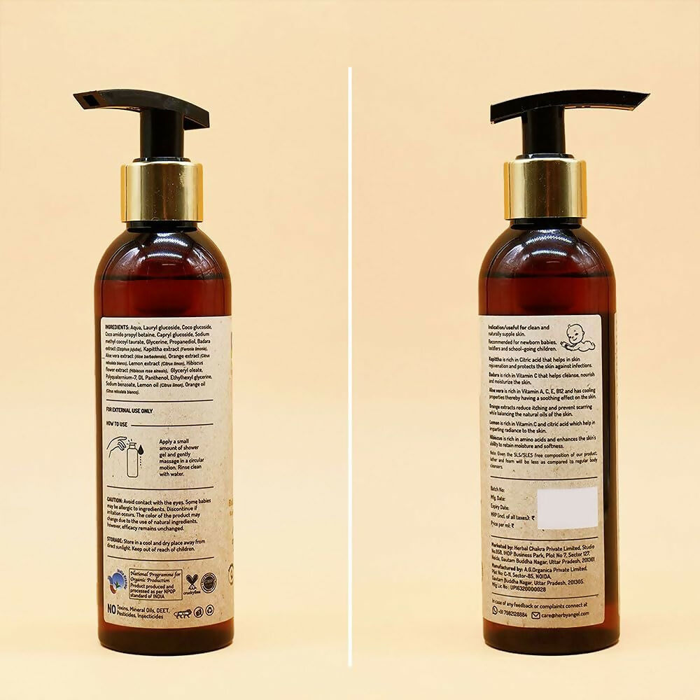Herby Angel Ultra Gentle Body Cleanser for Babies and Kids