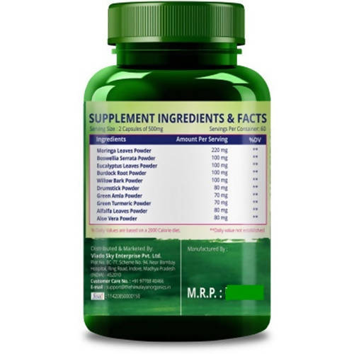 Himalayan Organics Plant Based Joint Support Vegetarian Capsules