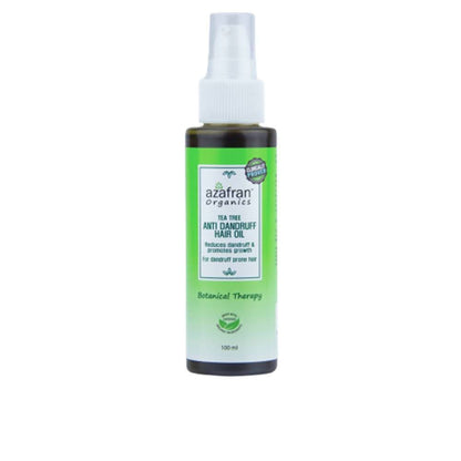 Azafran Organics Tea Tree Anti Dandruff Hair Oil