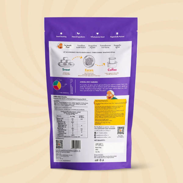 Sweet Karam Coffee Andhra Murukku (Classic Crunch)