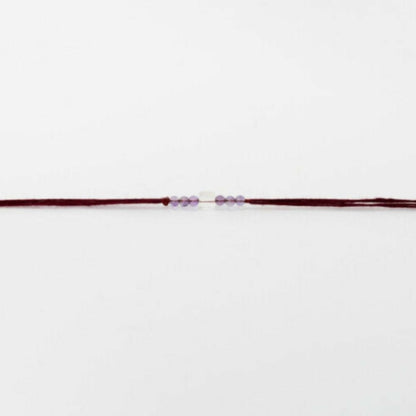 Indianvibez Bodh Clarity & Insight Real Crystal Stone Rakhi With Authenticity Certificate