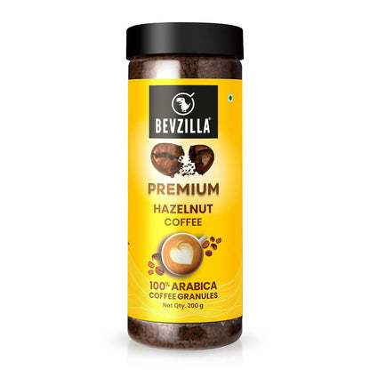 Bevzilla Premium Hazelnut Coffee Powder 100% Arabica