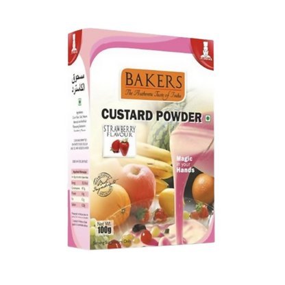 BAKERS Custard Powder - Strawberry