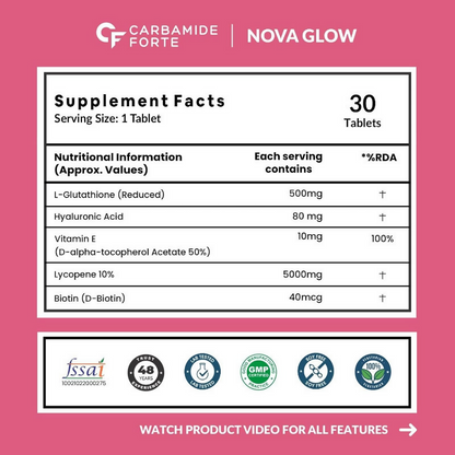 Carbamide Forte L-Glutathione Reduced+ Tablets
