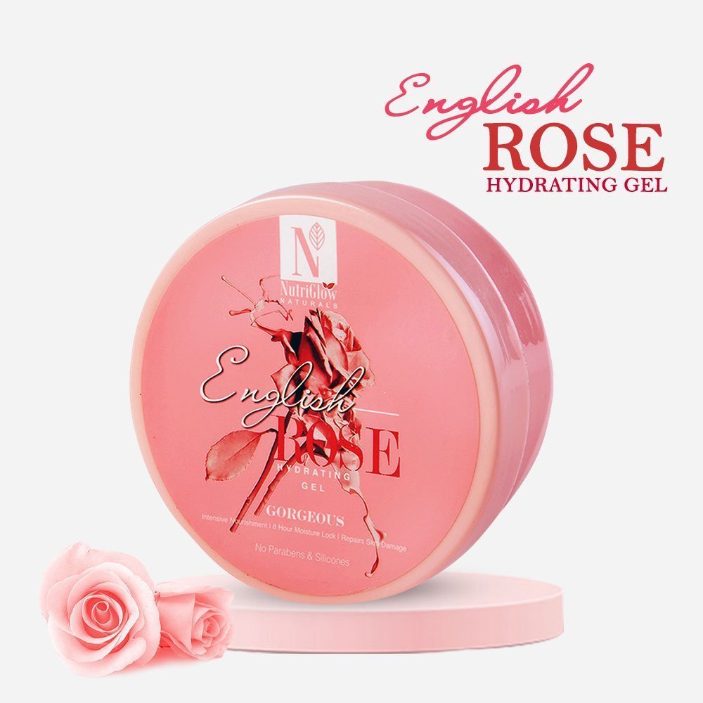 NutriGlow NATURAL'S English Rose Hydrating Gel - 200 gms