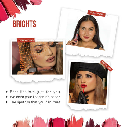 Love Earth Liquid Mousse Matte Lipstick - Brights
