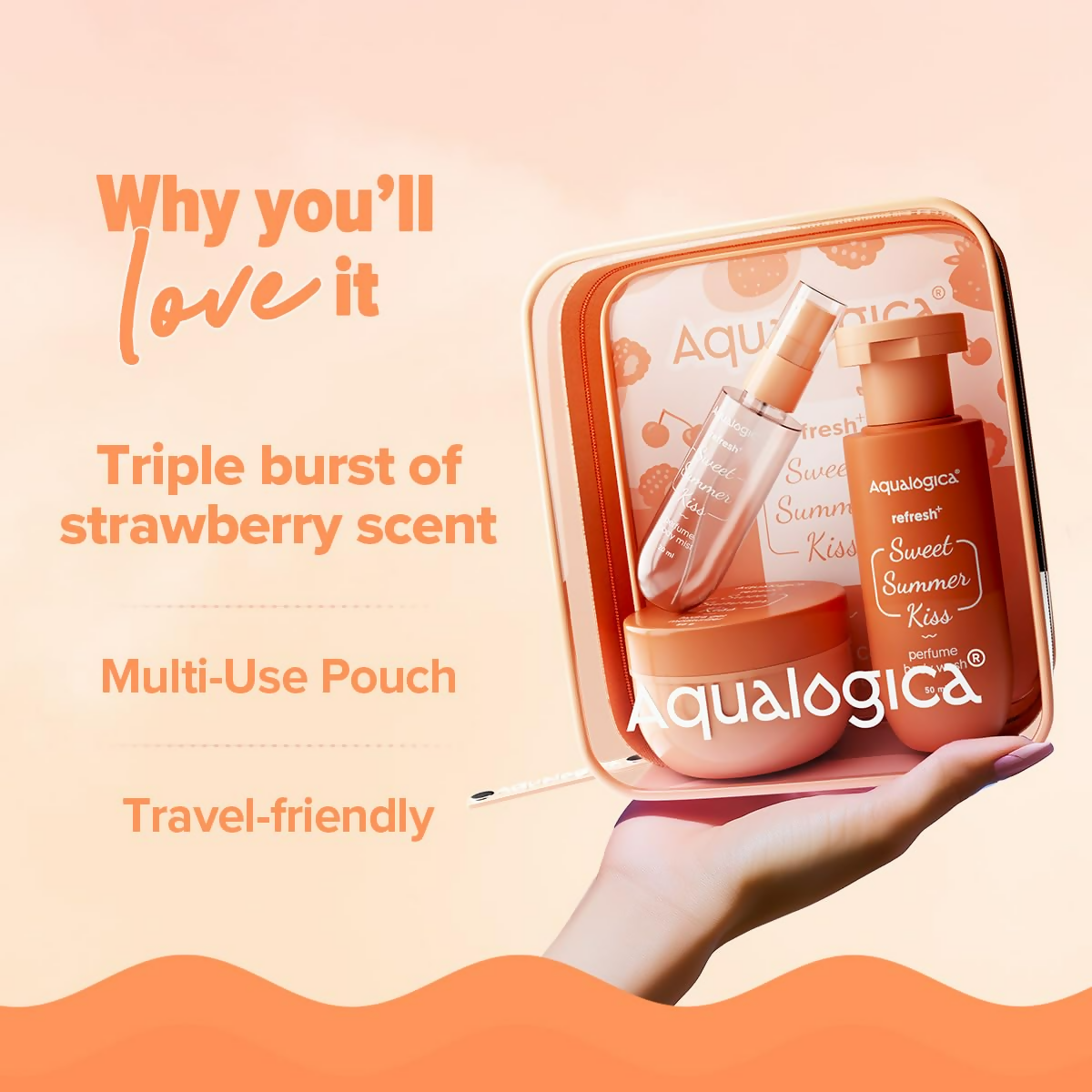 Aqualogica Refresh+ Sweet Summer Kiss Body Care Set Kit