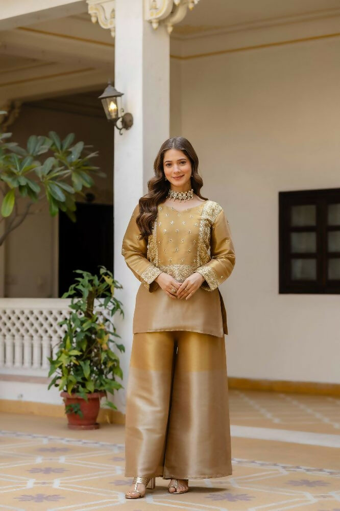 Teeya Creation Multi Color Pure Banarasi Viscose Party War Trending Salwar suit