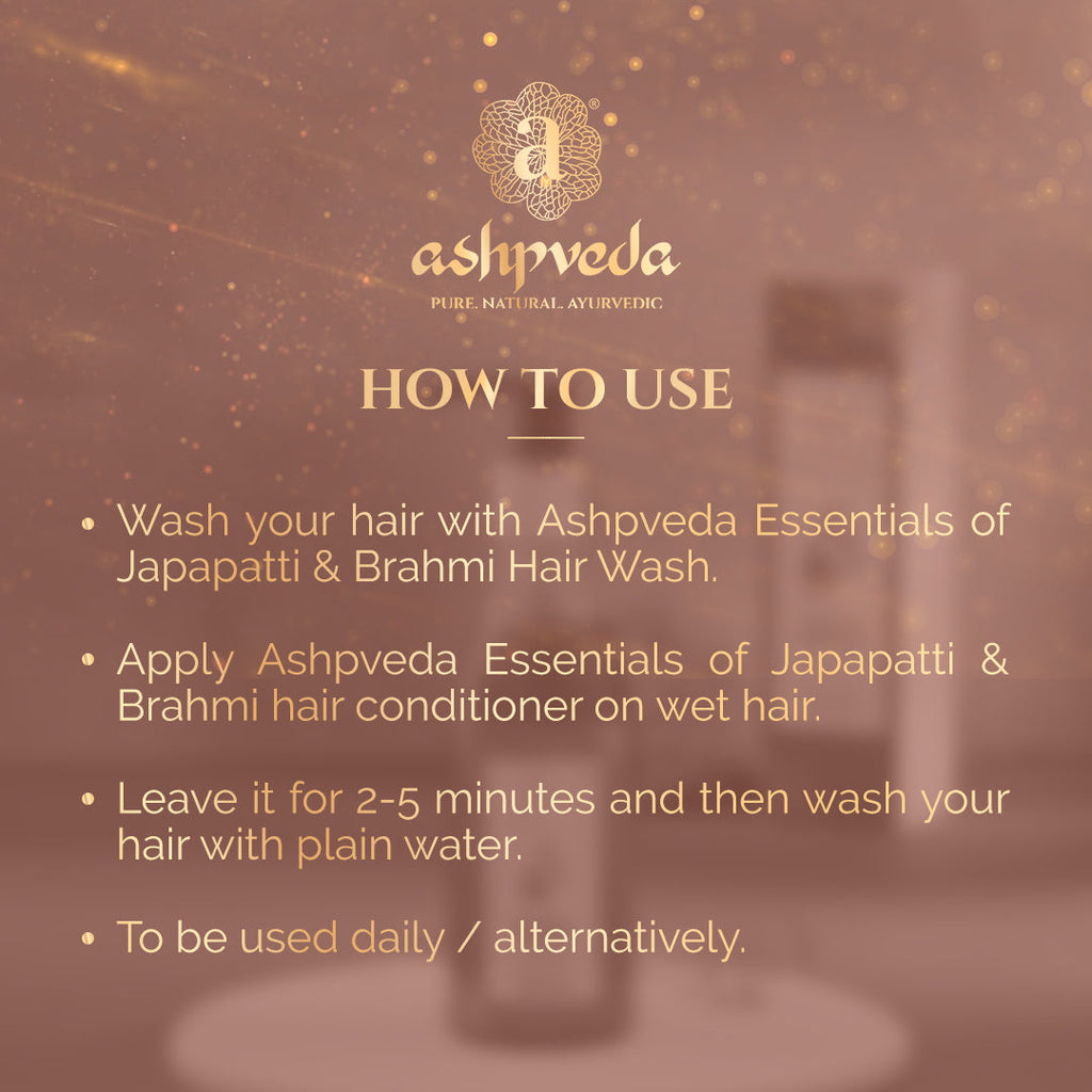 Ashpveda Essentials Of Japapatti And Brahmi Hair Conditioner
