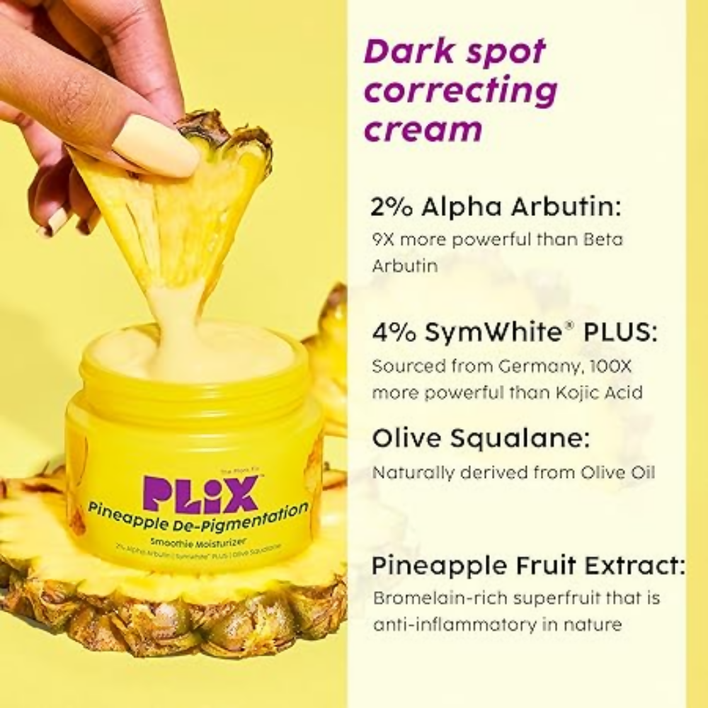 PLIX The Plant Fix Pineapple Trio With Cleanser, Body Wash & Cream