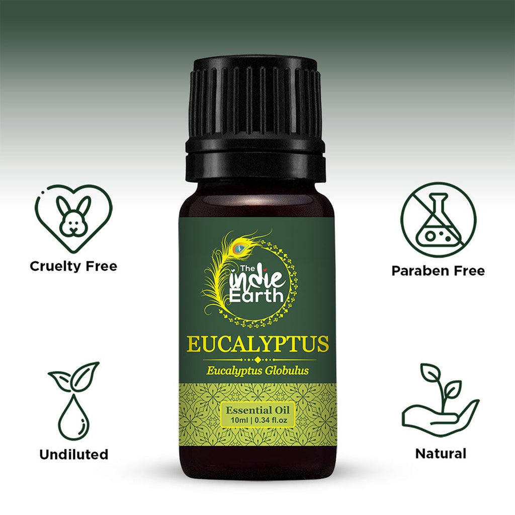 The Indie Earth Eucalyptus Essential Oil - 10 ml