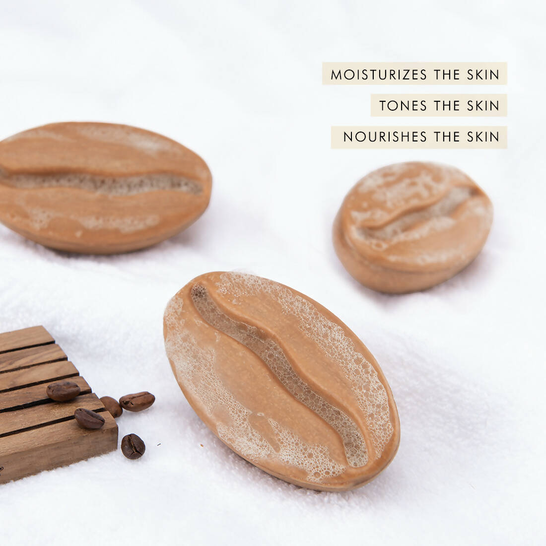 mCaffeine Latte Coffee Soap Bar – Hydrating & Nourishing Body Cleanser