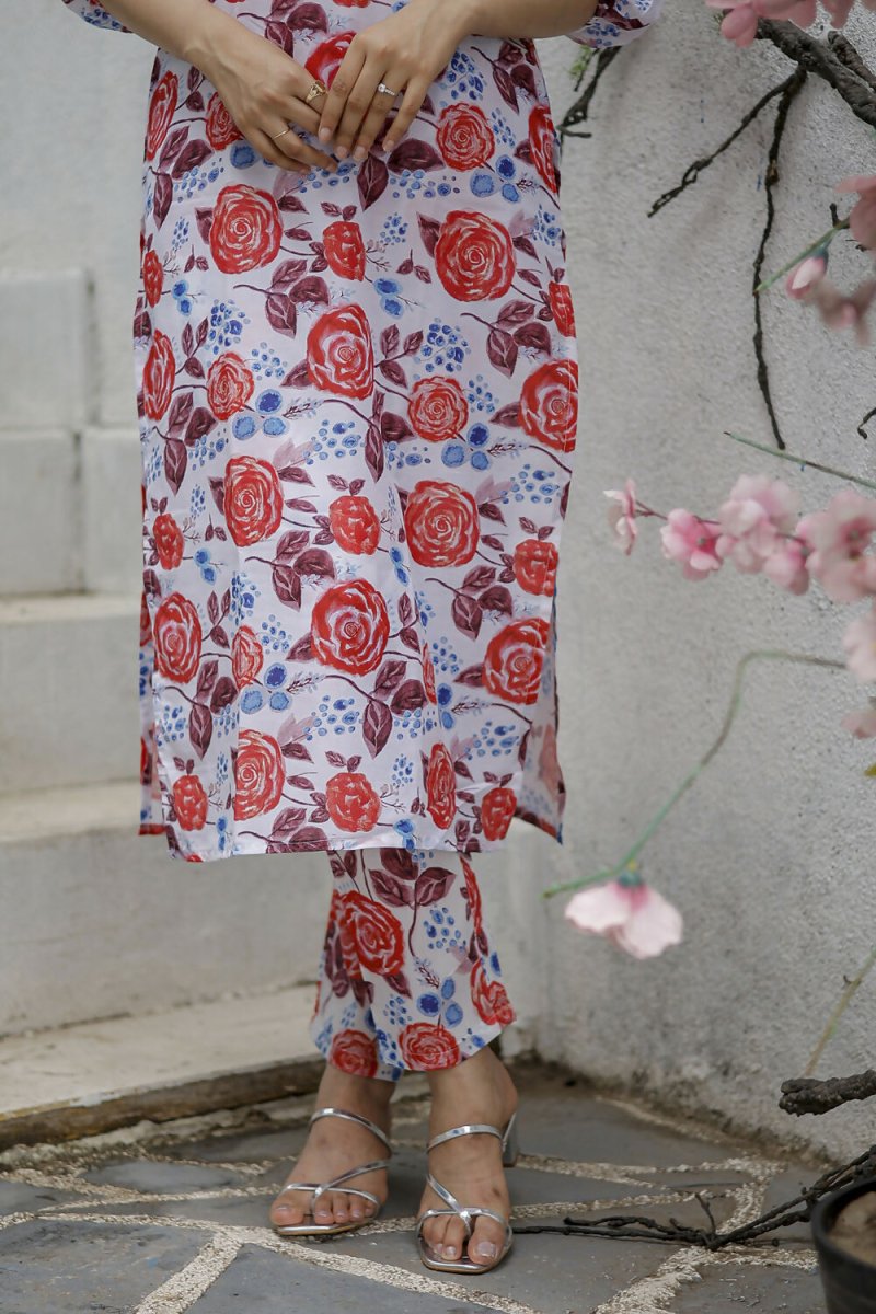 Aayaa Pure Muslin printed Multi Co-Ord Set - Multi Color