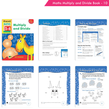 Excel Early Skills English & Maths Books Set of 19| Ages 3-6 Years| Learning Alphabet, Numbers, Patterns etc.