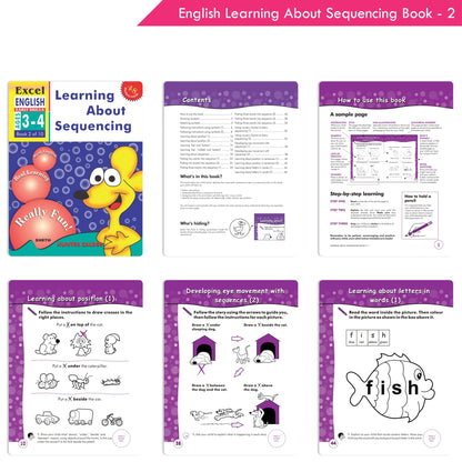 Excel Early Skills English & Maths Books Set of 19| Ages 3-6 Years| Learning Alphabet, Numbers, Patterns etc.