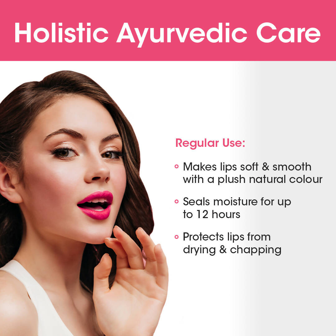 T.A.C - The Ayurveda Co. Tinted Indian Rose Vegan Lip Balm - 5 gms