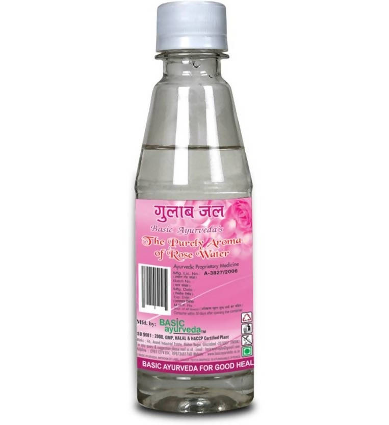 Basic Ayurveda Rose Aroma Water (Gulab Ark) - 200 ml