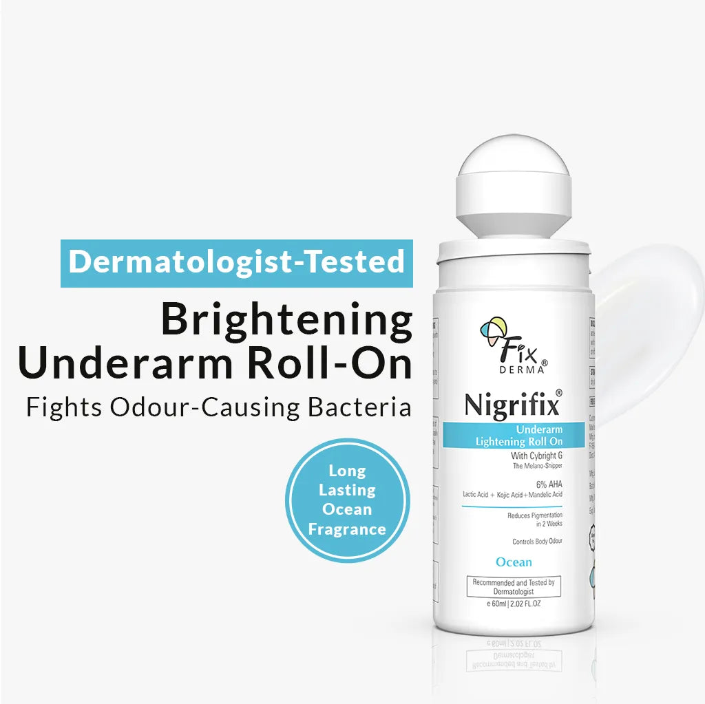 Fixderma Nigrifix Underarm Lightening Ocean Roll On - 60 ml