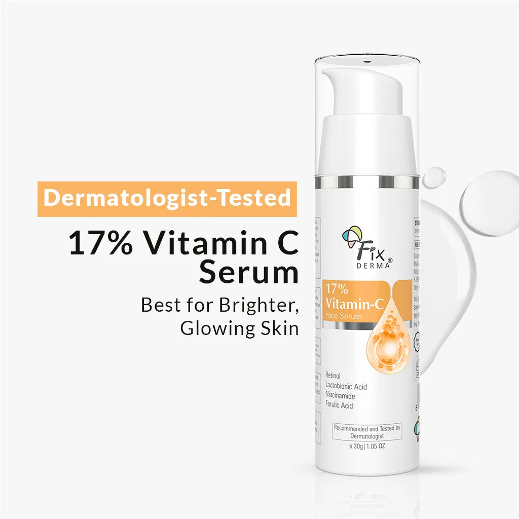 Fixderma 17% Vitamin C Face Serum - 30 gms